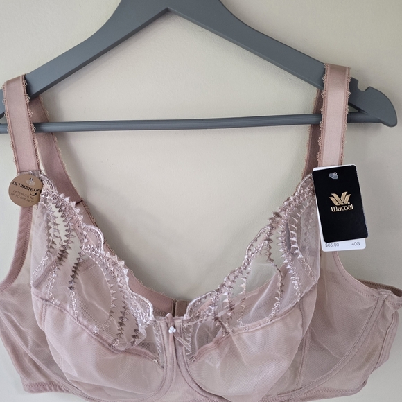 Wacoal Ultimate Lift Women's Sheer Lace Bra - Beige - Picture 1 of 10